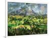 Mont Sainte-Victoire, C.1902-Paul Cézanne-Framed Giclee Print