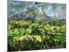 Mont Sainte-Victoire, C.1902-Paul Cézanne-Mounted Giclee Print