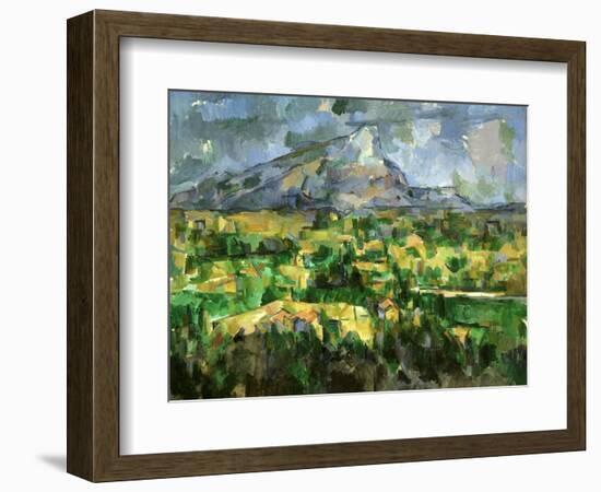 Mont Sainte-Victoire, C.1902-Paul Cézanne-Framed Giclee Print