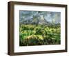 Mont Sainte-Victoire, C.1902-Paul Cézanne-Framed Premium Giclee Print
