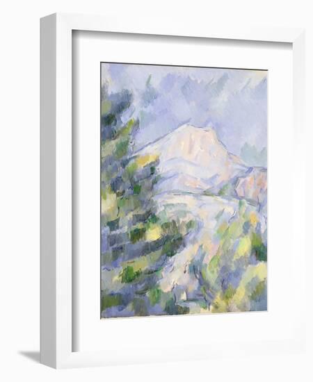 Mont Sainte-Victoire, c.1904-06-Paul Cézanne-Framed Premium Giclee Print