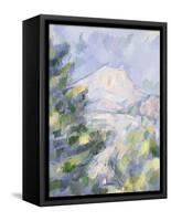 Mont Sainte-Victoire, c.1904-06-Paul Cézanne-Framed Stretched Canvas