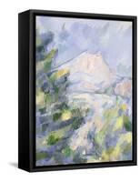 Mont Sainte-Victoire, c.1904-06-Paul Cézanne-Framed Stretched Canvas