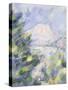 Mont Sainte-Victoire, c.1904-06-Paul Cézanne-Stretched Canvas