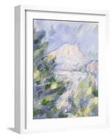 Mont Sainte-Victoire, c.1904-06-Paul Cézanne-Framed Giclee Print