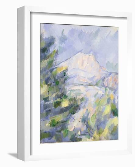 Mont Sainte-Victoire, c.1904-06-Paul Cézanne-Framed Giclee Print