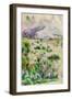 Mont Sainte Victoire from Les Lauves, 1902-06-Paul Cézanne-Framed Giclee Print