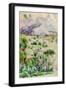 Mont Sainte Victoire from Les Lauves, 1902-06-Paul Cézanne-Framed Giclee Print