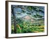 Mont Sainte-Victoire with Large Pine-Tree, circa 1887-Paul Cézanne-Framed Giclee Print