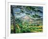 Mont Sainte-Victoire with Large Pine-Tree, circa 1887-Paul Cézanne-Framed Premium Giclee Print