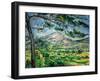 Mont Sainte-Victoire with Large Pine-Tree, circa 1887-Paul Cézanne-Framed Premium Giclee Print