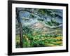 Mont Sainte-Victoire with Large Pine-Tree, circa 1887-Paul Cézanne-Framed Giclee Print