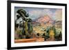 Mont Sainte Victoire-Paul Cézanne-Framed Art Print