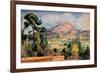 Mont Sainte Victoire-Paul Cézanne-Framed Premium Giclee Print