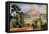 Mont Sainte Victoire-Paul Cézanne-Framed Stretched Canvas