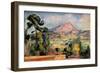 Mont Sainte Victoire-Paul Cézanne-Framed Art Print