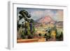 Mont Sainte Victoire-Paul Cézanne-Framed Art Print