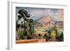 Mont Sainte Victoire-Paul Cézanne-Framed Art Print
