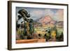 Mont Sainte Victoire-Paul Cézanne-Framed Art Print