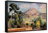 Mont Sainte Victoire-Paul Cézanne-Framed Stretched Canvas