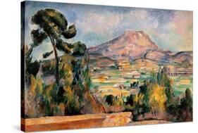 Mont Sainte Victoire-Paul Cézanne-Stretched Canvas