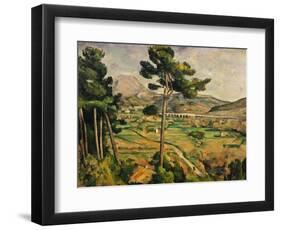 Mont Sainte-Victoire-Paul Cézanne-Framed Giclee Print