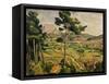 Mont Sainte-Victoire-Paul Cézanne-Framed Stretched Canvas