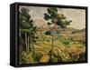 Mont Sainte-Victoire-Paul Cézanne-Framed Stretched Canvas