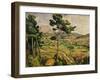 Mont Sainte-Victoire-Paul Cézanne-Framed Giclee Print