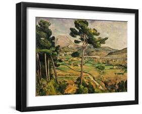 Mont Sainte-Victoire-Paul Cézanne-Framed Giclee Print