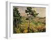 Mont Sainte-Victoire-Paul Cézanne-Framed Giclee Print