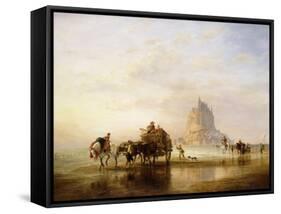 Mont St, 1840-Edward William Cooke-Framed Stretched Canvas