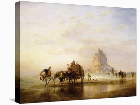 Mont St, 1840-Edward William Cooke-Stretched Canvas