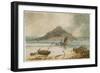 Mont St Michel, 1802 (W/C on Paper)-Francois Louis Thomas Francia-Framed Giclee Print