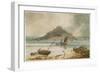 Mont St Michel, 1802 (W/C on Paper)-Francois Louis Thomas Francia-Framed Giclee Print