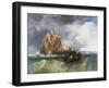 Mont St Michel, 1868-James Webb-Framed Giclee Print