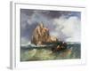 Mont St Michel, 1868-James Webb-Framed Giclee Print