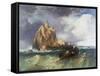 Mont St Michel, 1868-James Webb-Framed Stretched Canvas