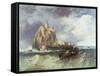 Mont St. Michel, 1868-James Webb-Framed Stretched Canvas