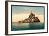 Mont St. Michel at High Tide-null-Framed Art Print