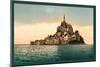 Mont St. Michel at High Tide-null-Mounted Art Print