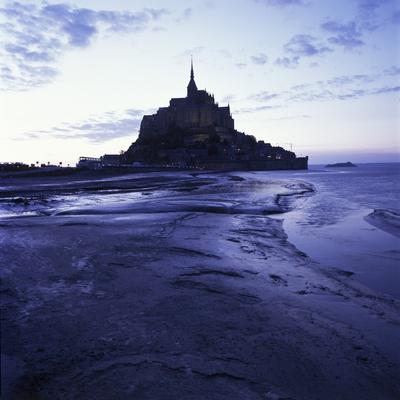 'Mont St. Michel Department Manche France Monastery Built on a Bock of Granite Originally a