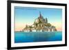 Mont St. Michel, France-null-Framed Art Print