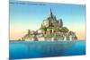 Mont St. Michel, France-null-Mounted Art Print