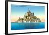 Mont St. Michel, France-null-Framed Art Print