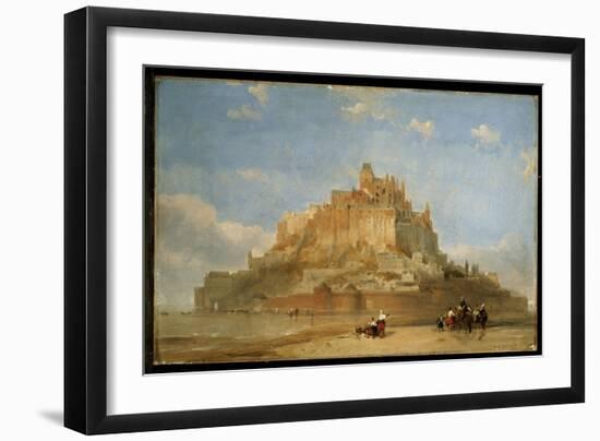 Mont St. Michel from the Sands, 1848-David Roberts-Framed Giclee Print