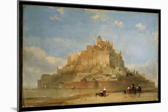 Mont St. Michel from the Sands, 1848-David Roberts-Mounted Giclee Print