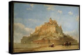 Mont St. Michel from the Sands, 1848-David Roberts-Stretched Canvas