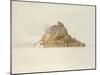 Mont St Michel from the Sands, C. 1876 (Watercolour over Graphite, on Paper)-Alfred William Hunt-Mounted Giclee Print