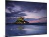 Mont St. Michel, Illuminated at Dusk, La Manche Region, Basse-Normandie, France-Rainford Roy-Mounted Photographic Print